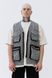 Різнокольоровий твідовий жилет оверсайз Bravery vest 131406 Ivory & Multicolor фото 2