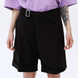 Чорні шорти-бермуди унісекс Rebel Shorts зі зйомною баскою-спідницею 131408 Black фото 1