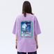 Лілова футболка унісекс Strength T-shirt з вишивкою та принтом 131413 Lavender & Print фото 1