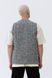 Multicolored oversized tweed vest Bravery vest, Gray, XS