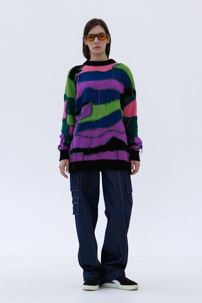 Яскравий светр унісекс Creativity Sweater 131422 Multicolor фото