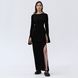 Black semi-fitted maxi dress Attraction Dress, Black, XS