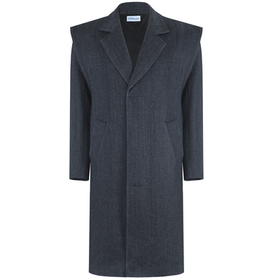 Structured shoulder Warrior Coat, Gray, L