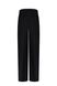 Black elongated Courage Trousers with exterior decorative pockets, Black, M